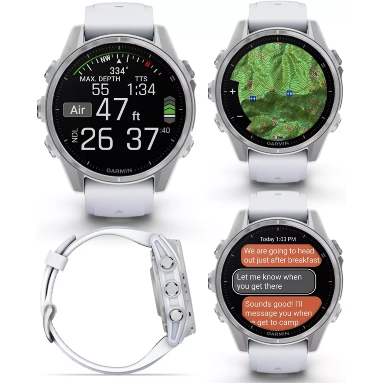 Garmin Fenix 8€“ 43 mm, AMOLED Multisport GPS Smartwatch, Silver
