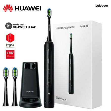 HUAWEI Lebooo Electric Sonic Toothbrush Intelligent App Control Supersonic Protective USB Rechargeable Sonic Vibration Four-speed Home toothbrush (Best Teeth Brushing App)