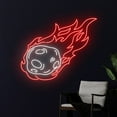 thumbnail image 2 of Handmadetneonsign Meteorite Neon Sign, Meteor LED Light, Comet Neon Light, Star Led Sign,Space Room, 2 of 5