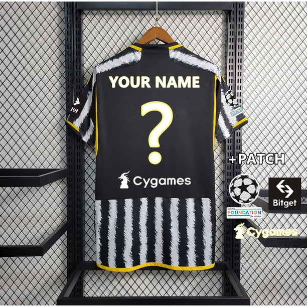 Juventus home 23/24 Camiseta De Fútbol kit S-4XL : Puede Agregar Tu Nombre Y Número