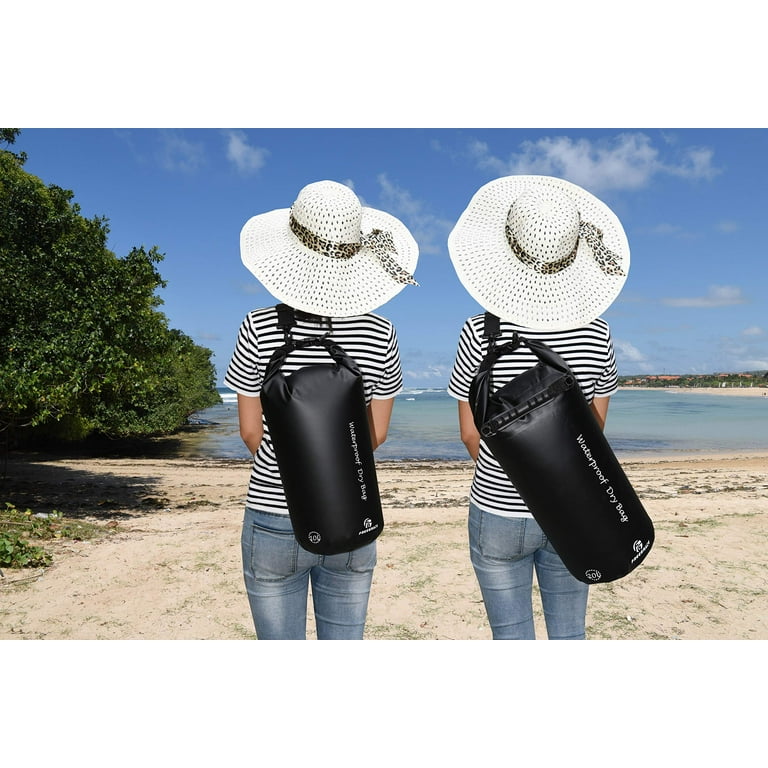 Freegrace Waterproof Dry Bags Set of 3 Dry Bag with 2 Zip Lock Seals Detachable Shoulder Strap Waist Pouch Phone Case Can Be Submerged Into