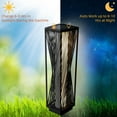 thumbnail image 6 of GRANDPATIO Outdoor Lights Solar Floor Lamp Resin Wicker Lamp All-weather Solar Light Outdoor Waterproof for Yard, Garden, Pathway, Deck, Dark Brown, 6 of 8