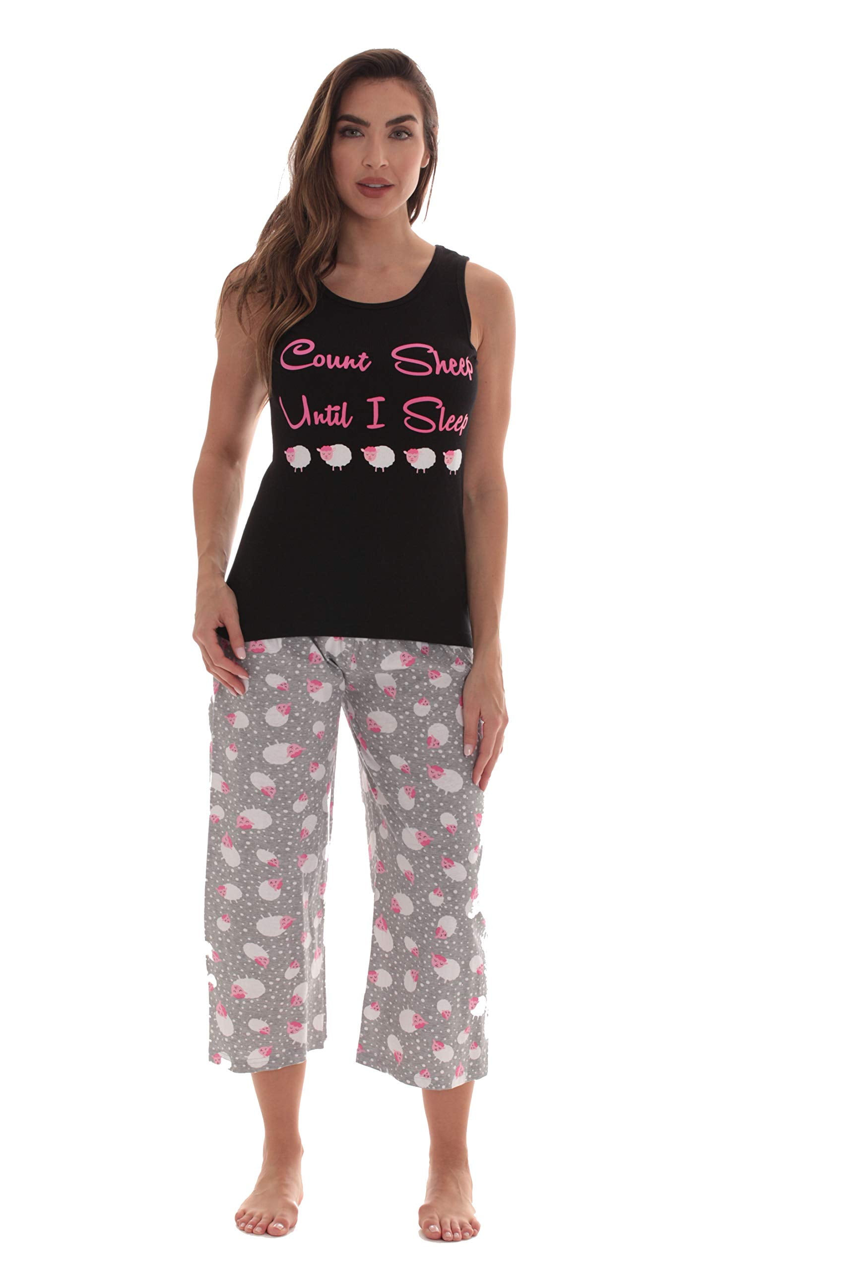 Just Love Women's 100 Cotton Capri Sets Comfortable Sleepwear and