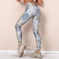 thumbnail image 5 of Ofreoo Womens High Waist Sports Tie-Dye Print Workout Bottom Yoga Pants Tight Leggings Yoga Pants Women Deal for Days Holiday Decor, 5 of 9