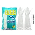 thumbnail image 2 of Extended Dishwashing Gloves 1 Pack of 10 Pairs Gloves Disposable Kitchen Cleaning Gloves with Extra Length, Waterproof Oil Resistant Household Gloves for Laundry Housework（1 pack）, 2 of 5