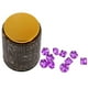 thumbnail image 1 of 10 Piezas De Color Púrpura Diez Dados D10 Con la vaso 1 Dados Para Juegos De Partido, 1 of 9
