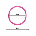 thumbnail image 5 of Pack of 100 10 Styles Scrunchies Multicolour Hair Elastic Bands Hair Rope Small Ponytail Holder for Children, Babies, Girls & Women, 5 of 9