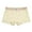Yellow, variant on Kaliqueen 100% Cotton Underwear Women Solid Color Breathable Coverage Full Panties Comfor Soft Multicolor Plus Size Underwear