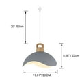 thumbnail image 7 of Kiven H Track Pendant Lightning, 1 Light Modern H Track Lighting Iron Pendant Lights with Iron Shade,E26 Socket(Bulb Not Included), 7 of 7