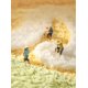 thumbnail image 3 of Alfombras de baño, forma de limón amarillo con palabras Fruta Lavable Antideslizante Shaggy Absorbente de agua Flocado, 3 of 5