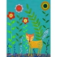 thumbnail image 2 of Marmont Hill "Yellow Fox" by Sascalia Painting Print on Wrapped Canvas, 2 of 7