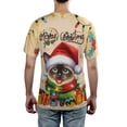 thumbnail image 5 of Merry Christmas Santa Siamese Scarf Twinkling Lights Xmas Holiday All Over Print 3D Shirt Unisex Merch Cat Lover Kitten Owner Gifts - 00022, 5 of 6