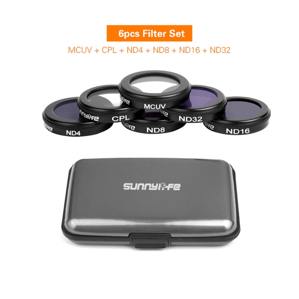 6Pcs CPL Polarizer ND4 ND8 ND16 ND32 UV Filter Lens FPV for DJI Mavic Pro & PLAT