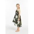 thumbnail image 4 of Girl Hawaiian Halter Dress in Wispy Cereus Black Size 14, 4 of 5