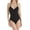 Black, variant on OLIVE Icon Halter Underwire One-Piece Swimsuit, US 36DDD/F, UK 36E