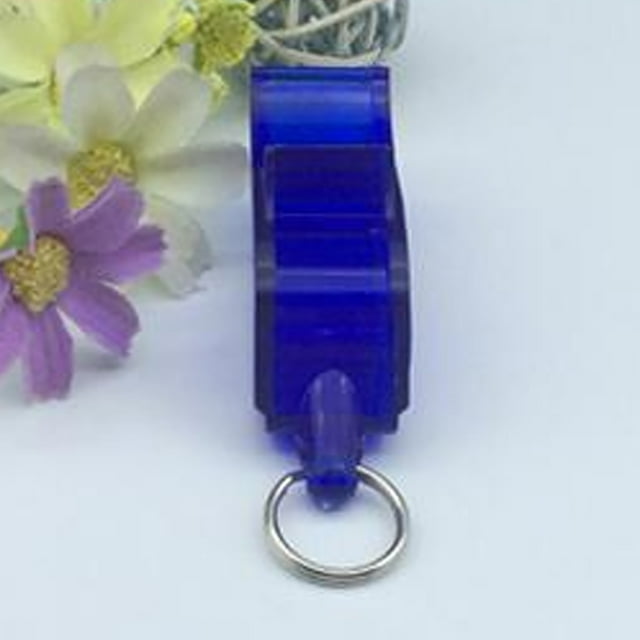 Referee Whistle Emergency Whistle Abs Basketball Football Socr Referee Whistle Emergency Survival Lifesaving Dark Blue