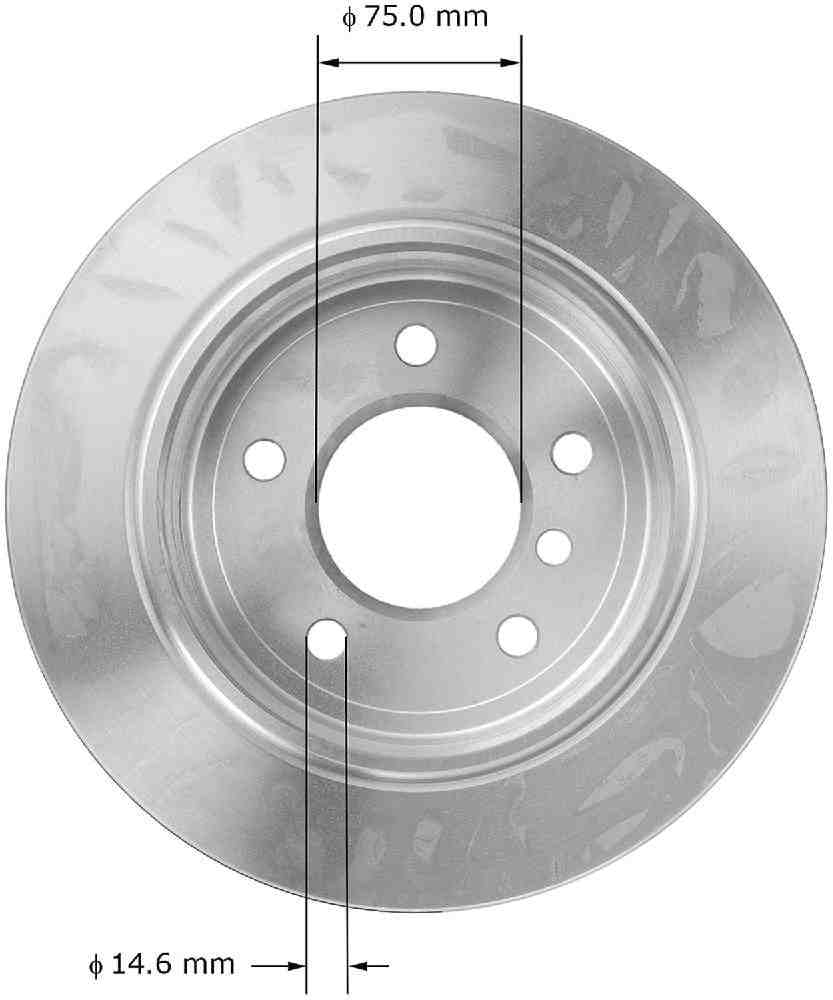 Bendix PRT5873 Premium Brake Rotor