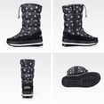 thumbnail image 2 of Botas Gruesas A Media Pantorrilla para Mujer Botines Nieve Lluvia Invierno Forro Cálido Antideslizantes Senderismo Y Escalada, 2 of 9