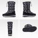 thumbnail image 2 of Botas Térmica en Espeso Mediana Calificación Lluvia Invierno Mujeres Nieve Calientes Forrados Impermeables Sin Deslizamiento para Viajes Al Aire Libre Rojo, 2 of 9