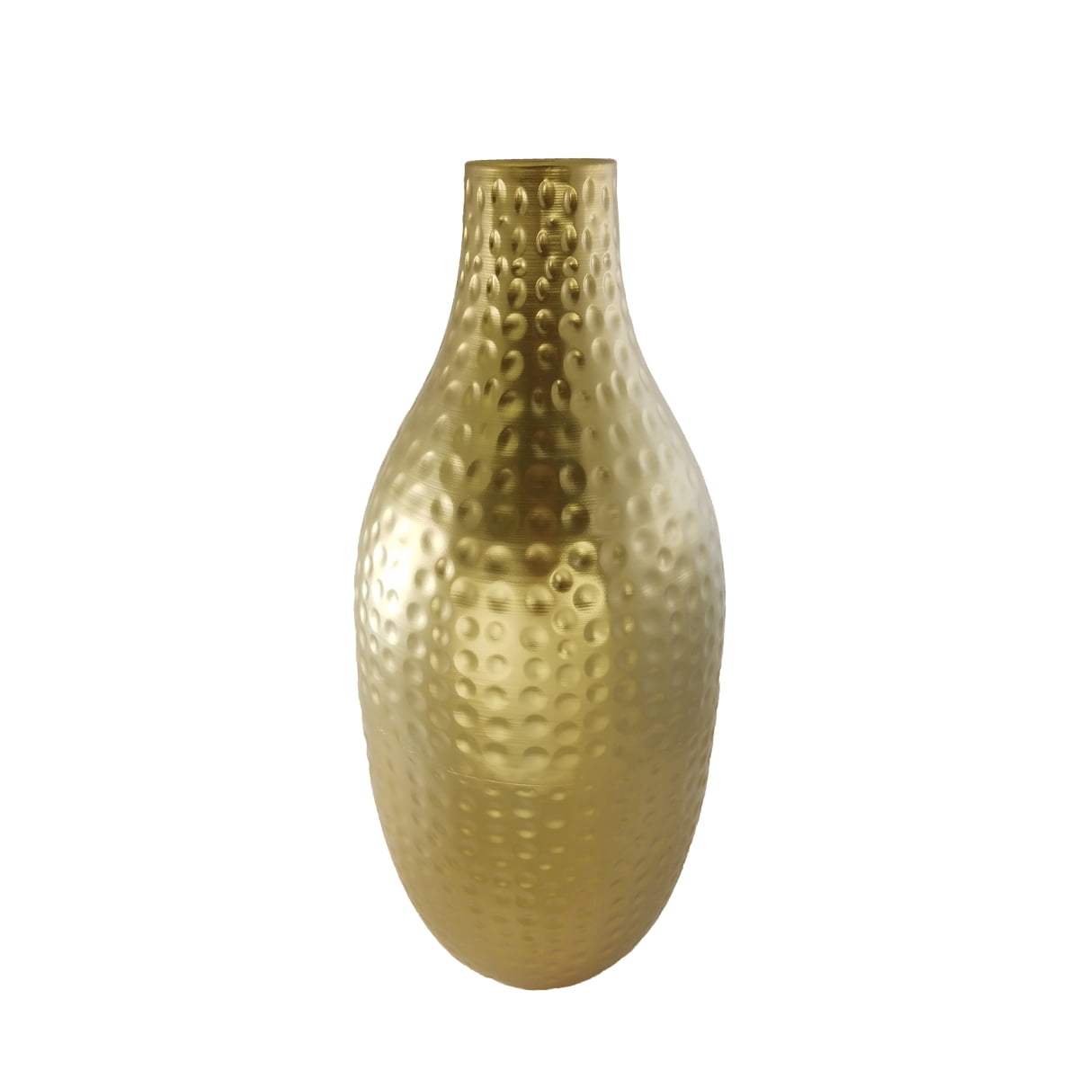 Hampton Art Large Gold Vase, 1 Each Size 18.5” x 7.75” x 7.75”