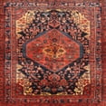 thumbnail image 1 of Ahgly Company Indoor Square Traditional Tomato Sauce Red Area Rugs, 8' Square, 1 of 6