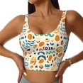thumbnail image 2 of Lsque Peanuts 8 Printed Women'S Sports Bra, Compression, Moisture Wicking, High-Impact Sports Bra For Women,Supportive sports bra-XX-Large, 2 of 9