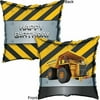 Creative Converting Construction Birthday Zone Square Metallic Balloon