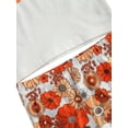 thumbnail image 3 of Qiylii Kids Outfit Floral Print O-Neck Short Sleeve T-Shirt+ Flared Trousers, 3 of 5