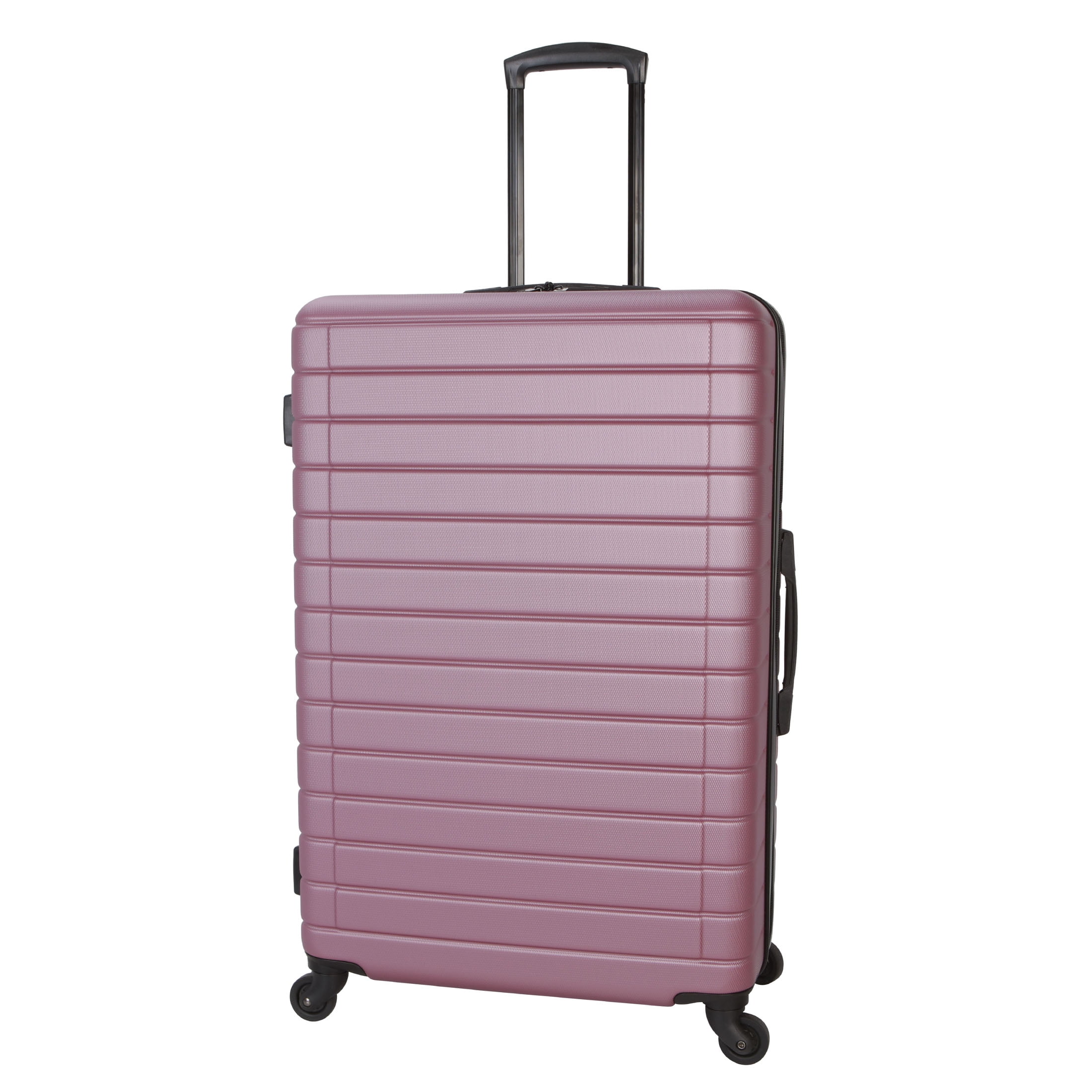 Protégé Vacationer 28-inch Checked Expandable Hardside Luggage With 360-Spinner Wheels and Divider Pockets, Violet Pink