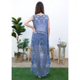 thumbnail image 2 of Anna-Kaci Vintage Floral Bohemian Sleeveless Mesh Lace Crochet Embroidery Beach Top Cardigan Vest,Blue,One Size, 2 of 6