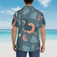 thumbnail image 6 of Easygdp Watermelons Dachshunds Men's Hawaiian Shirts Print Lapel Short Sleeve for Beach, vacation, party, casual occasions - XX-Large, 6 of 9