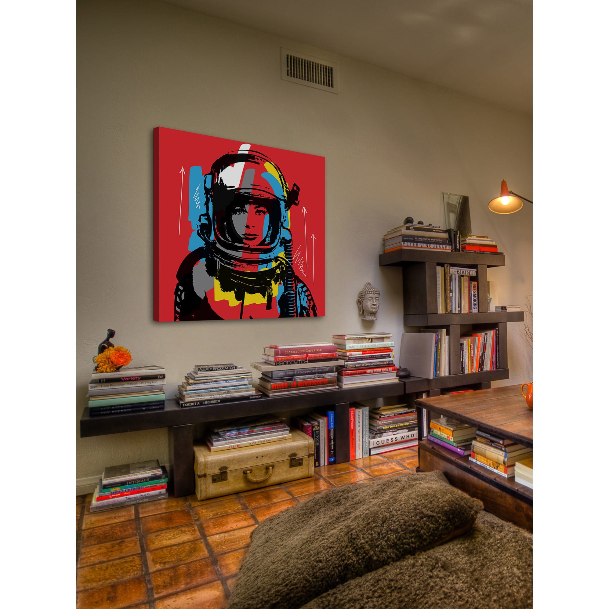 Marmont Hill "Astro II" by Josh Ruggs Painting Print on Wrapped Canvas