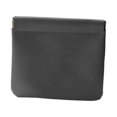 thumbnail image 1 of Cateissary Bolsa de cuero portátil impermeable ligereza bolsillo pequeño delicado Mini bolso monedero almacenamiento regalo auricular maquillaje Almacenamiento y organización del hogar Negro, 1 of 6