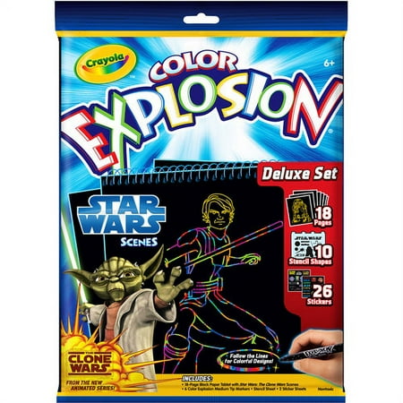 Star Wars-lucas Color Explosion Star Wars Black