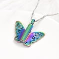 thumbnail image 4 of Butterfly Cremation Jewelry for Ashes Urn Necklace Lockets for Human Ashes Pendent for Ashes and Chain Memorial Jewelry for Women Men, 4 of 5