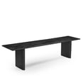 thumbnail image 3 of Grackle Solid Wood Dining Bench - Black, 3 of 7
