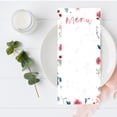 thumbnail image 2 of Koyal Wholesale Watercolor Garden Printable Wedding Paper Menu Cards for DIY Printer, Pack of 52, 2 of 5