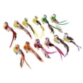 thumbnail image 4 of 12 Piezas Decoraciones de árbol de Navidad de Pájaros perfecl con clip, 4 of 8
