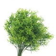 thumbnail image 3 of Asparagus Artificial Plants Real Touch Plastic Bush Greenery Faux Shrubs - 10pcs Bulk (Light Green), 3 of 11