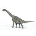 thumbnail image 2 of 3D rendering of a Brachiosaurus dinosaur Poster Print, 2 of 2