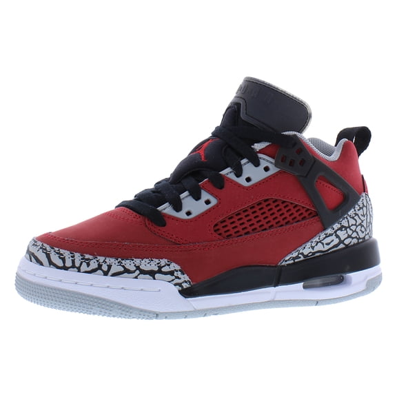 Nike Jordan Spizike Low GS Boys Shoes Size 6, Color: Gym Red/Black/Wolf Grey