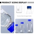 thumbnail image 4 of Shisuyan 4pcs Practical 250ml Transparent Glass Vials Clear Sample Bottles with Lids (Random Style), 4 of 8