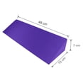thumbnail image 3 of Cuña Musa para Yoga y Pilates Morado Brescia De Eva 48x16 cm, 3 of 4