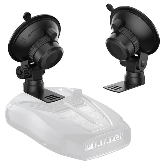Soporte para detector de radar, soporte de montaje de radar para automóvil, soporte con ventosa, soporte de succión para detector de radar para parabrisas y tablero, para detector de radar Cobra Escor