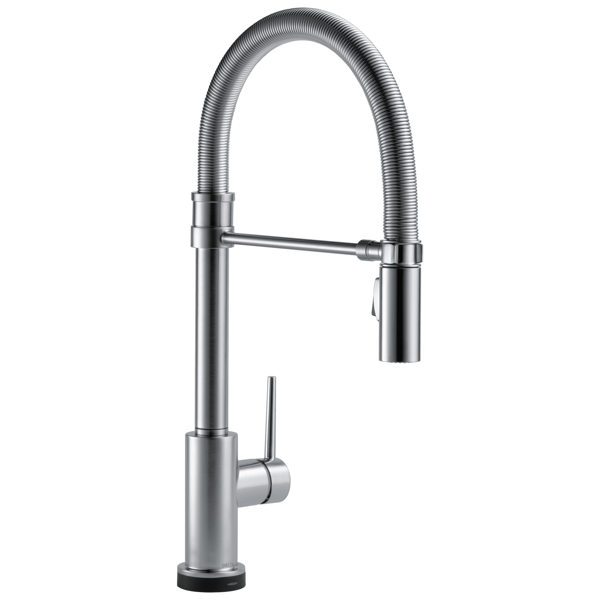 Trinsic Single Handle Pull Down Spring Spout Kitchen Faucet With