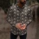 thumbnail image 2 of Camisa de blusa de manga larga con estampado de moda de primavera y otoño para hombre Fridja  hkj1798, 2 of 3
