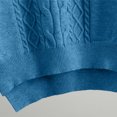 thumbnail image 7 of Maqroz Womens Two Piece Lounge Sets Cable Knit Pullover Hoodie Sweaters Wide Leg Pants Matching Outfit Casual Streetwear Winter Warm Outfits, 7 of 7