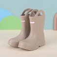 thumbnail image 2 of WXFAZCVU Kid Rain Boots Rubber Water Proof Garden Boots Girl Rainboots with Easy On Handles Size 13.5, 2 of 4