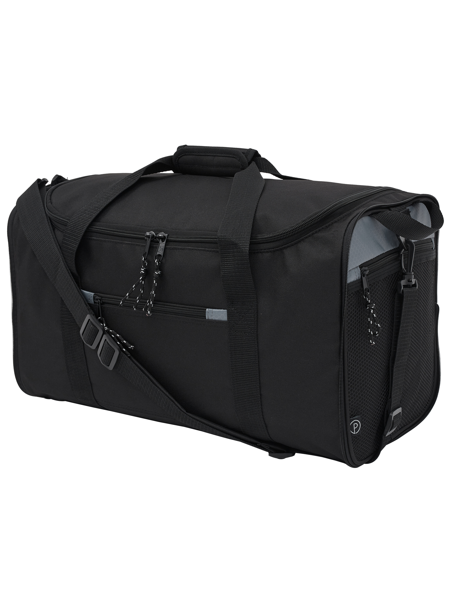 Protégé 20" Collapsible Sport and Travel Duffel Bag, Black - image 2 of 9