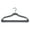 Grey, variant on Simplify 10 Count Plastic Clothing Hanger in Ivory